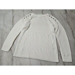 Calvin Klein Sweater Criss Cross Shoulders Women's Size M